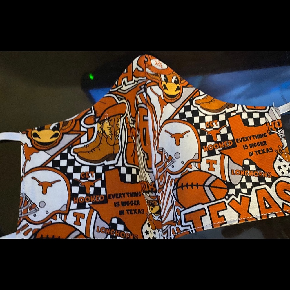 Reversible Face Mask UNIVERSITY OF TEXAS!!